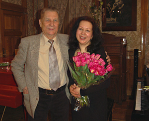 А.Я. Эшпай и Т.В. Мурашкевич после концерта