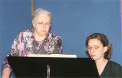 Занятия в классе (студентка И.Вербицкая), 1996 год