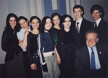 С учениками. 2006 год